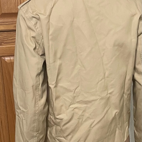 Michael Kors Womens Cotton Twill Cropped P Khaki - Picture 7 of 8